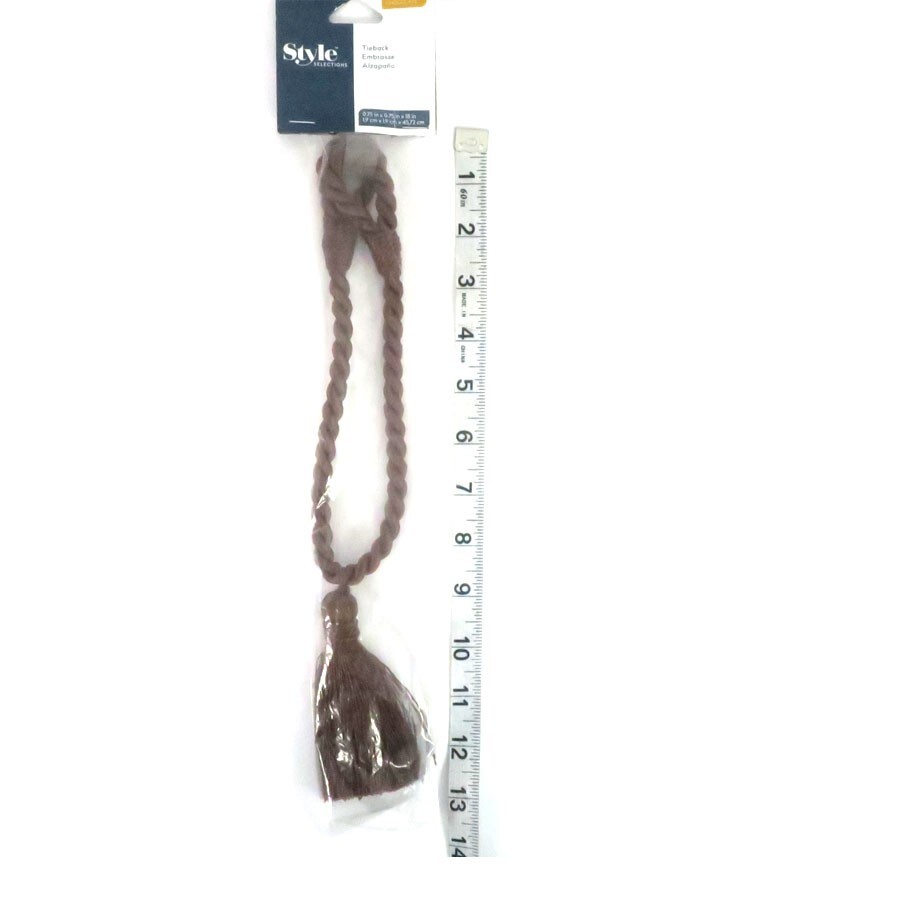 Curtain Tieback Tie Backs Holdbacks Braid Durable Curtains Rope Chocolate (2)