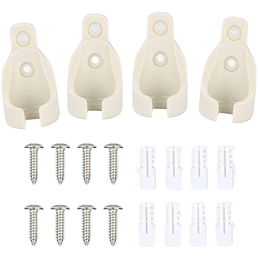 Roller Shade Bungee Ball Receiver Brackets Plastic Mounting Hardware 5.5×3.2cm