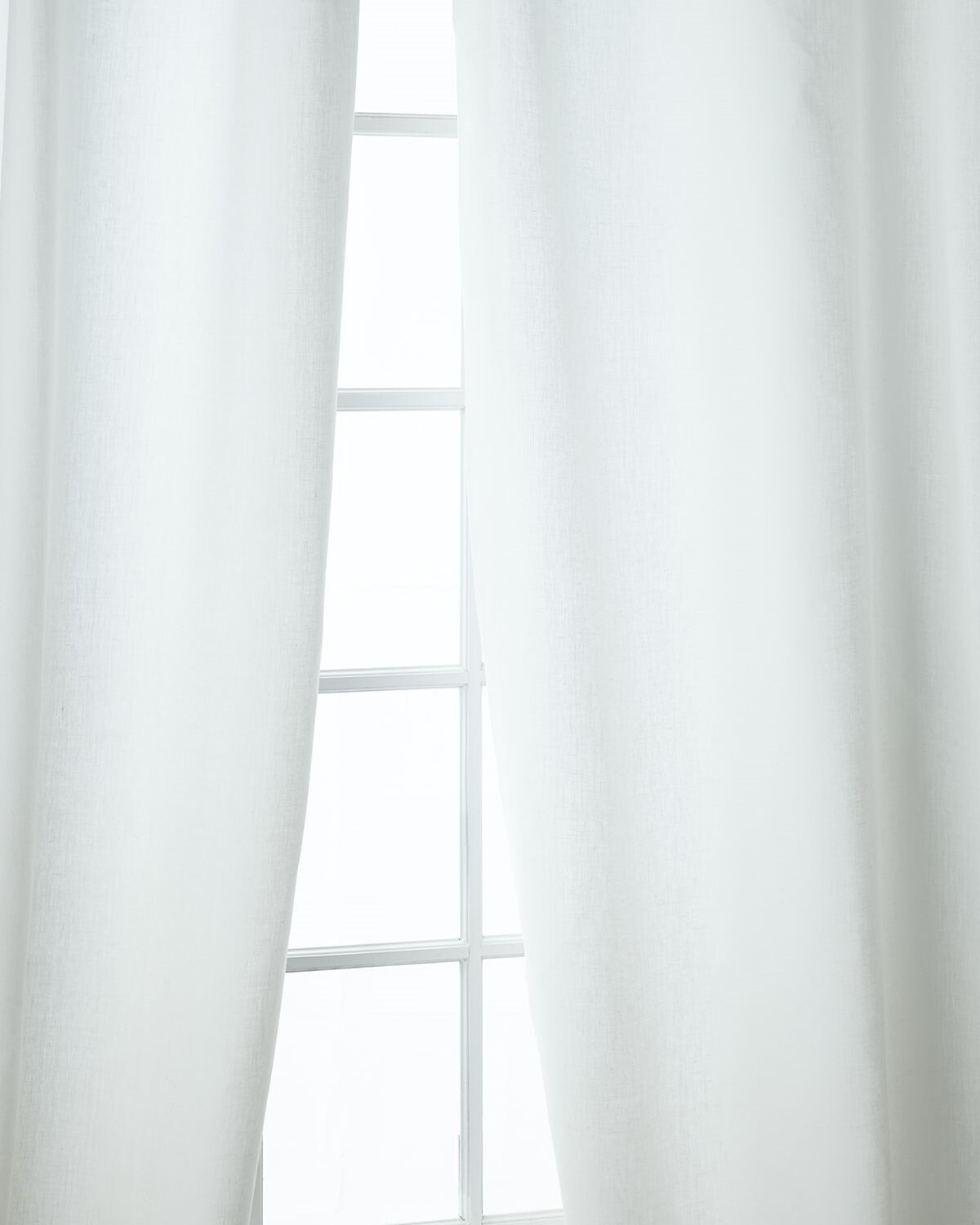Skye 100% linen drapes with grommets (pair)