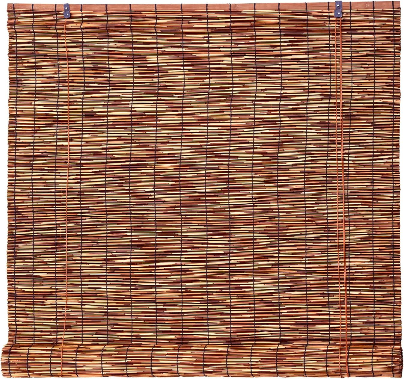 Reed Roller Shades, 48″ W x 72″ H Waterproof Privacy Screen Bamboo Outdoor Blind