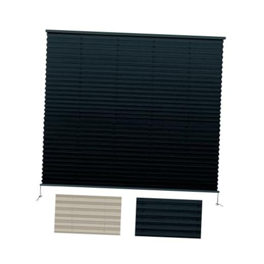 RV Blinds,RV Pleated Shades,RV Window Shades,Camper 32″ W x 24″ H Black