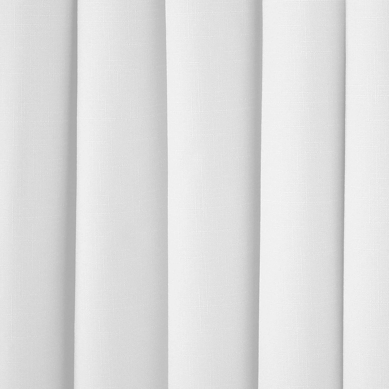 Eclipse Kids Kendall Single Curtain Blackout 1-Panel Curtain, White – 42″ X 84″