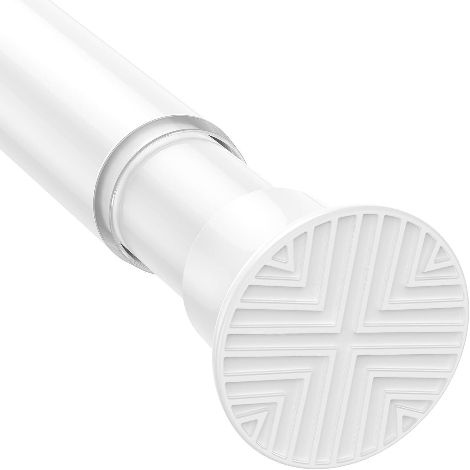 2Pack Spring Tension Rods 18-36 Inch Adjustable White Tension Rod Spring Rod Ext