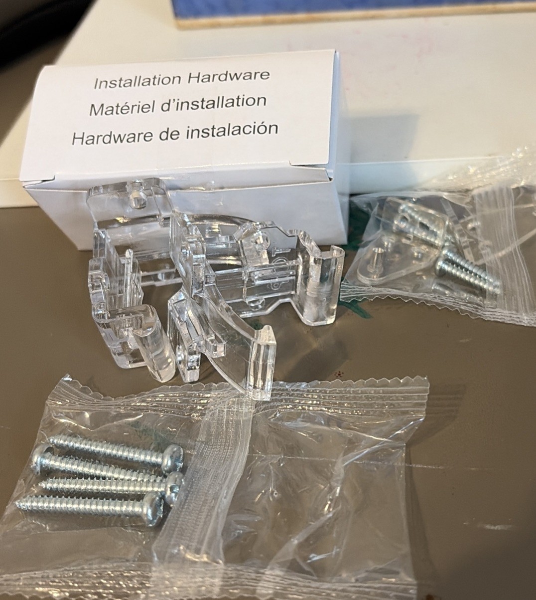 Lumino 1” HARDWARE FOR Cordless Vinyl Mini Blinds– – New
