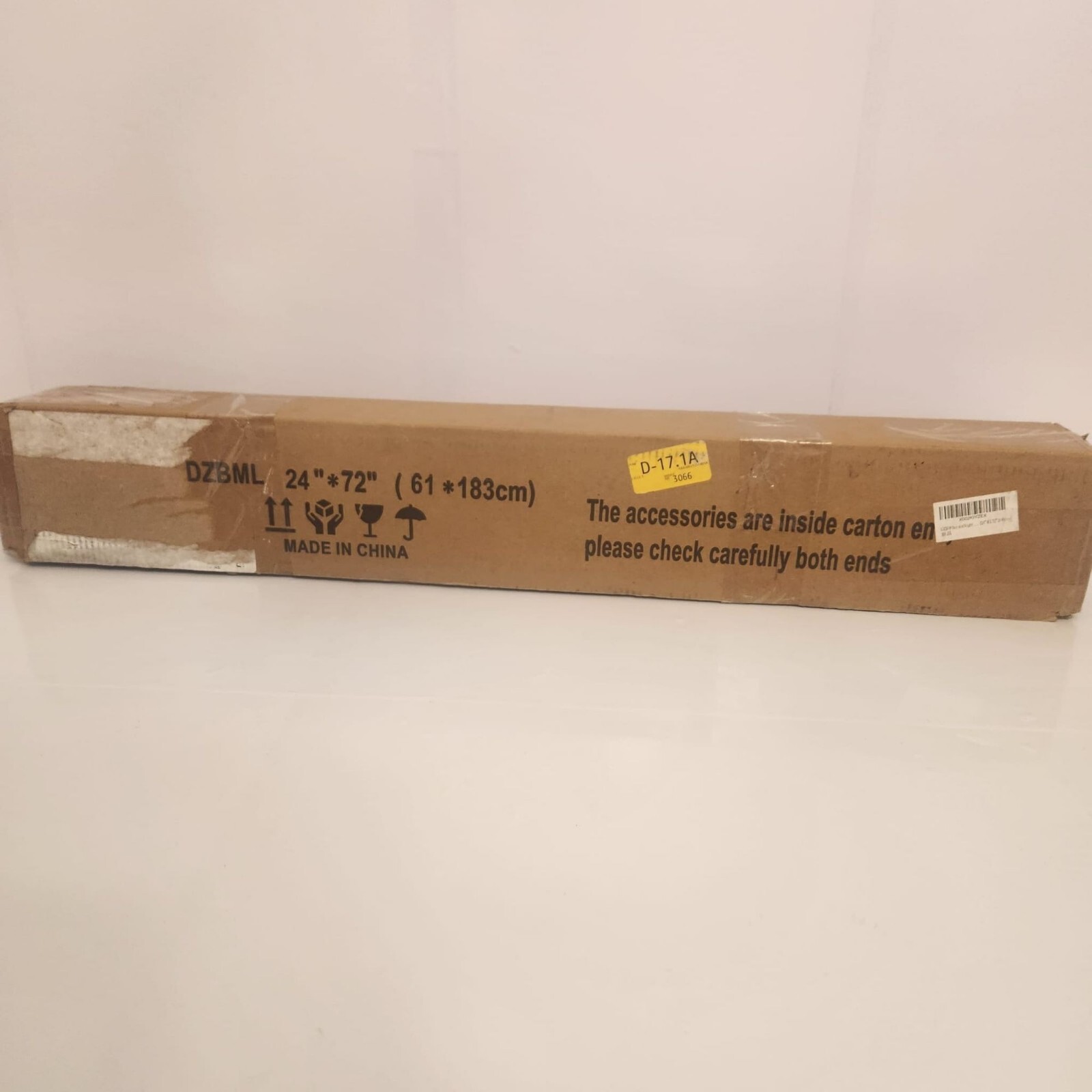 LUCKUP Zebra Blind 24×72 White Dual Roller Shade Day Night Valance Polyester