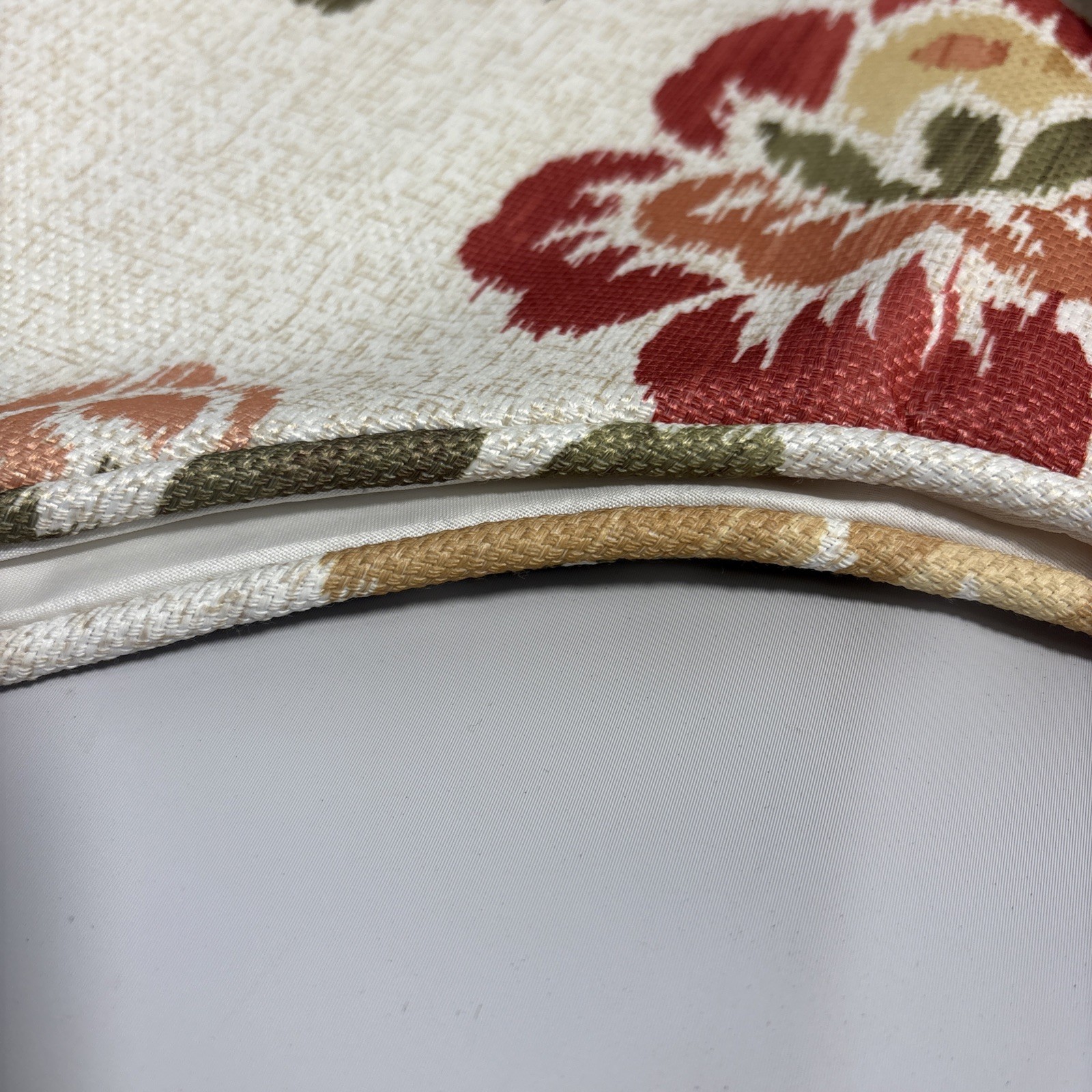 5 Vintage Springs Global Window Valances 50”X 20”Rod Pocket Scalloped and Lined