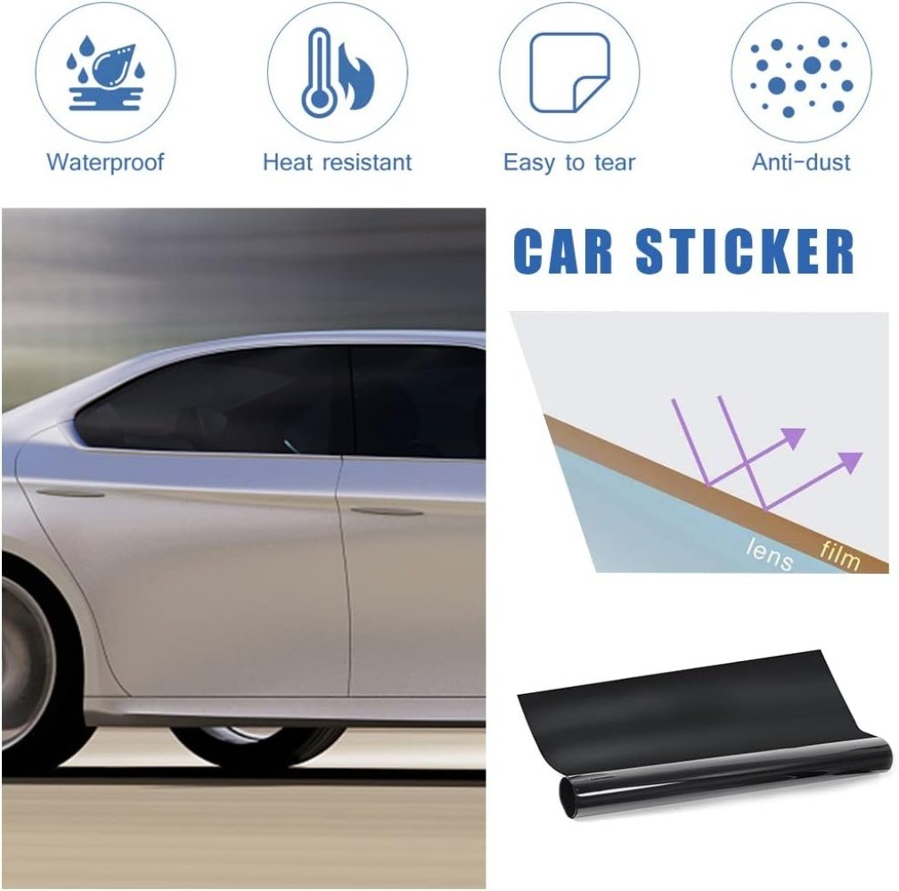 35% VLT Uncut Roll Window Tint Film Roll 20″ x 10ft Feet Car Glass Home Office