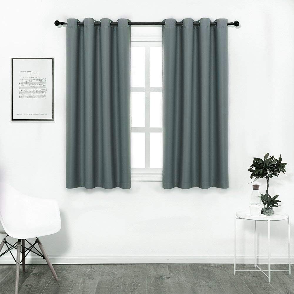 Colokey Blackout Curtain Shade Curtain for Bedroom Living Room Balcon ONE UNIT