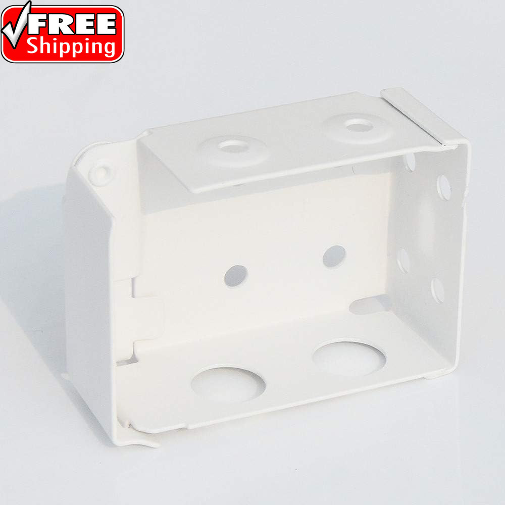2Pcs Box Mounting Bracket for Low Profile Horizontal Blinds with 1-3/4″ X 2 1/2″