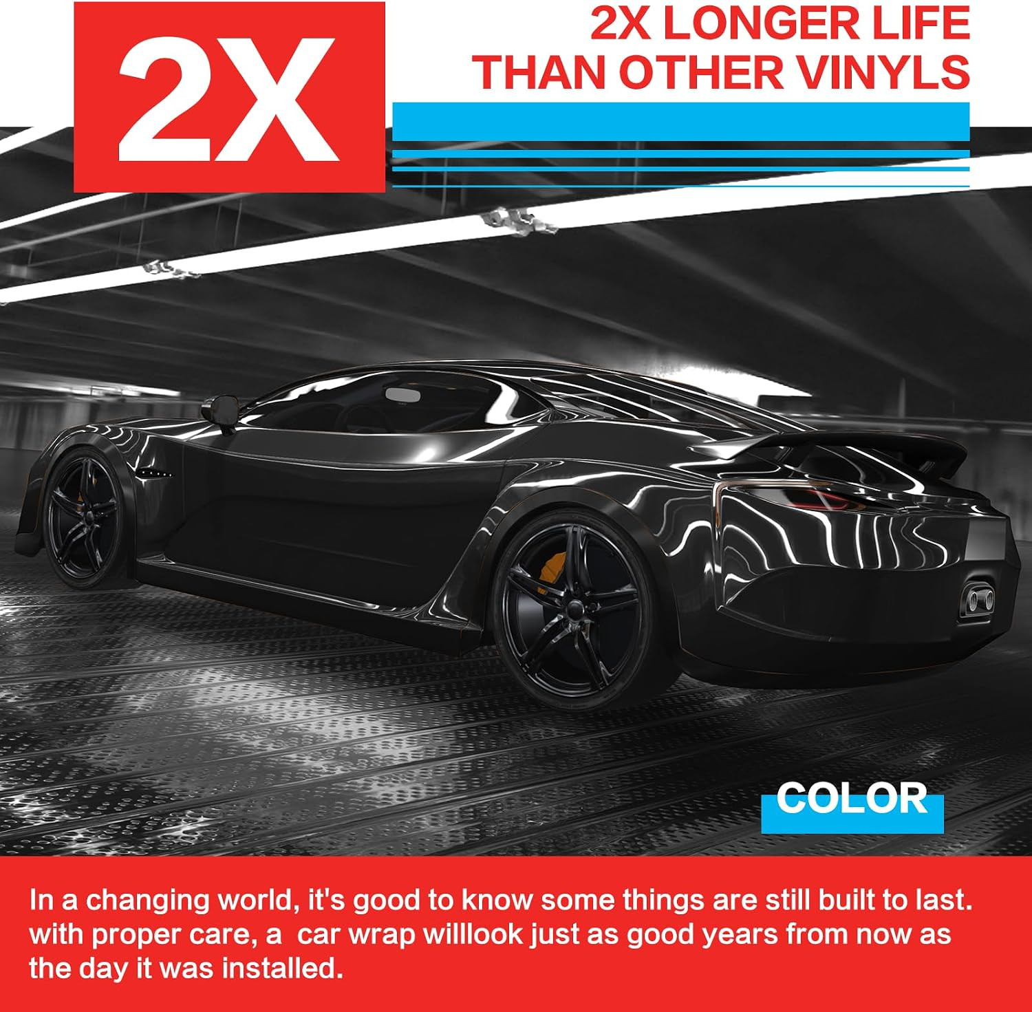 🏁Gloss Black Carbon Fiber Vinyl Wrap Roll Nano Air Release Film 1Ft x 5Ft🛠️