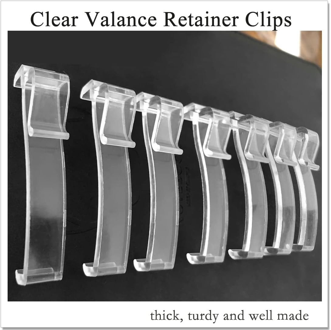 Sturdy Plastic Clips for Horizontal Blinds – 2.5 Inch