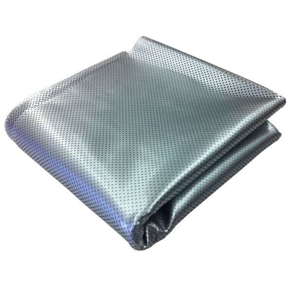 36″ x 72″ Dot Matrix Static Cling Perforated Graphic Window Film – Silver