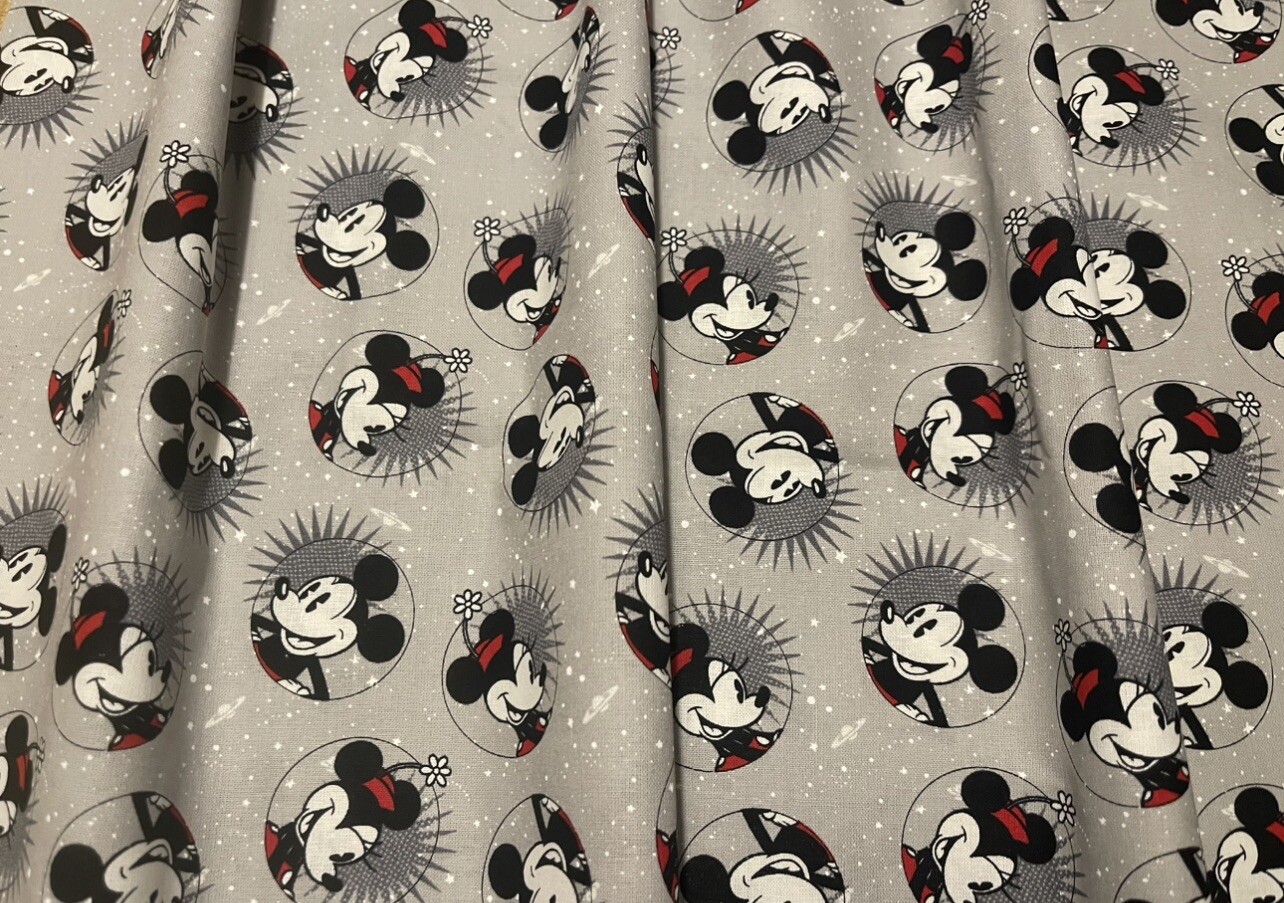 Kids Room Curtain Topper Mickey Minnie Valance Home Decor,42″W x 14″L