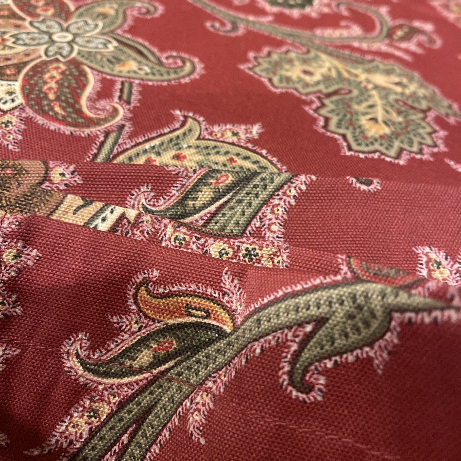 TRADITIONS BY WAVERLY Pole Top Panel Pair Paisley Floral 2 Panels 50×82