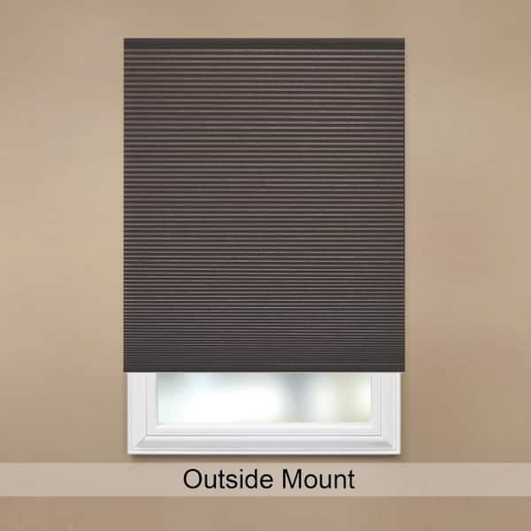 Custom Cut HDC Chocolate Cordless Light Filtering Cellular Shades
