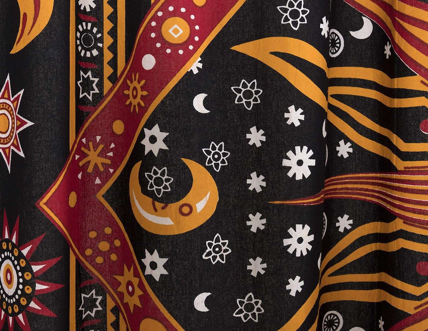 Handmade Indian Mandala Bohemian Window Curtains Gypsy Style Indian Home Decor