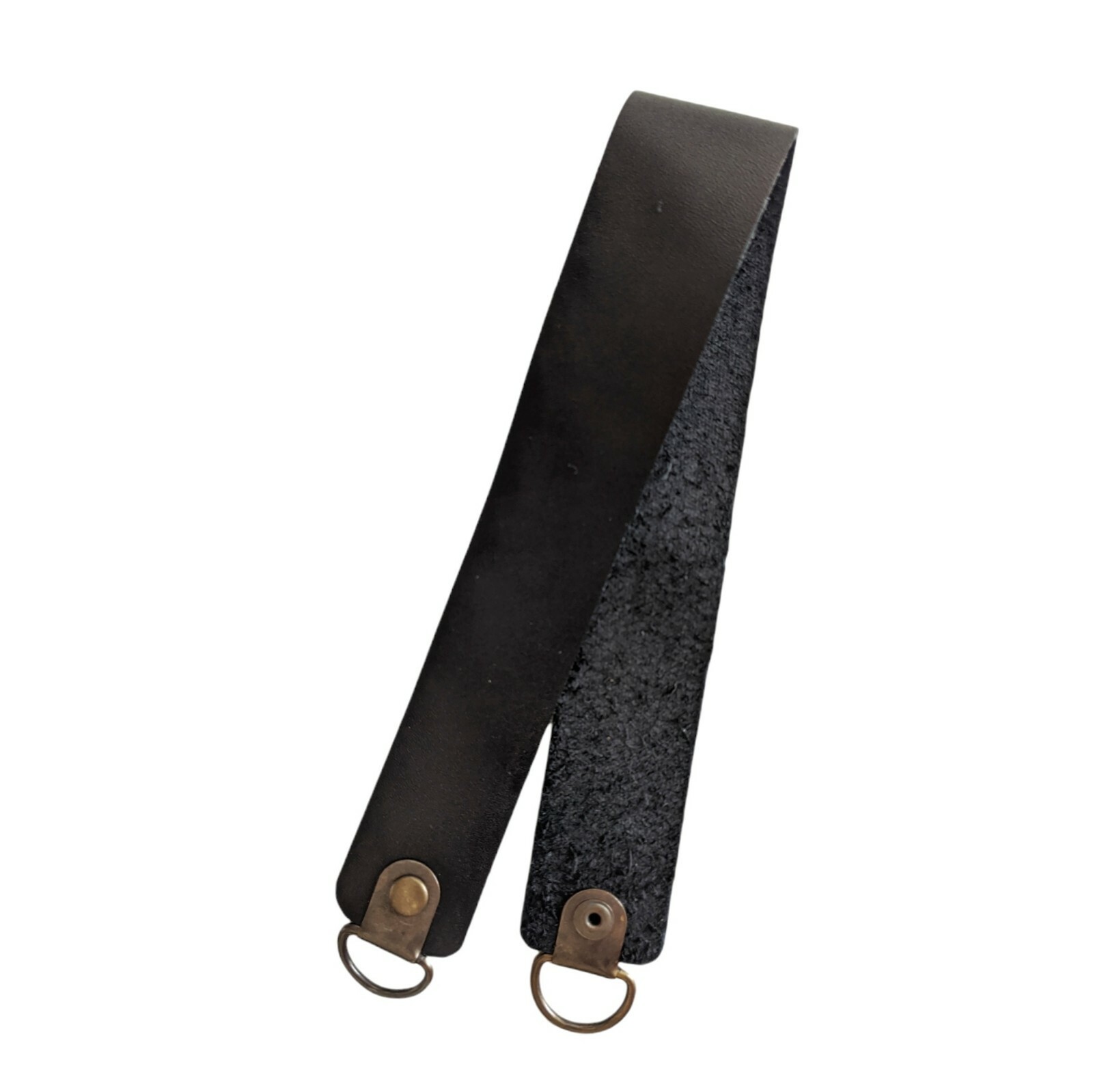 60 cm Genuine Leather Curtain Tiebacks, Curtain Tie Backs, Black Curtain Tieback