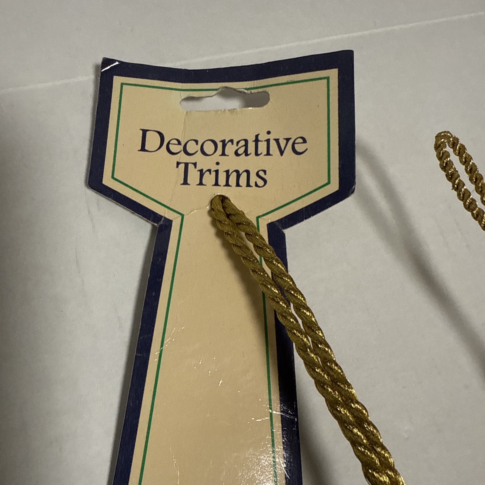 1 Pair Ex-Large Curtain Tassel Tie-Backs Classic Traditional Gold Handmade VTG
