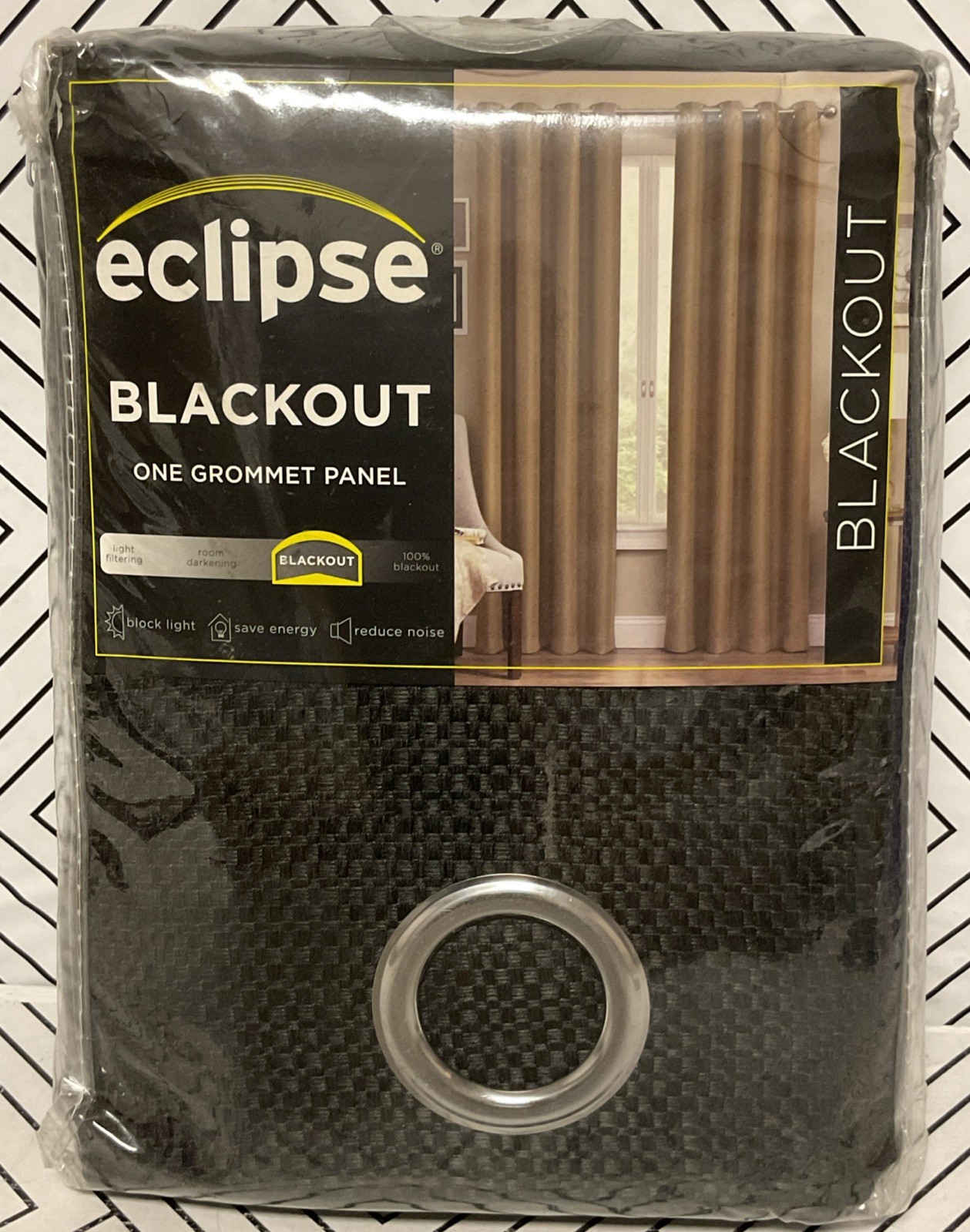 🥥Eclipse One Blackout Grommet Panel Dark Charcoal 52”x95”🆕