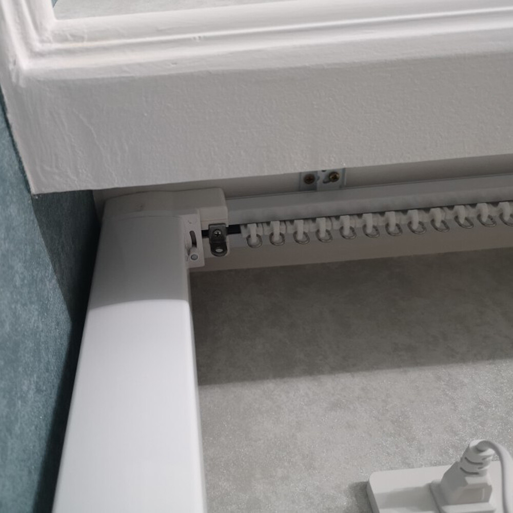 Smart Curtains System Electric Curtain Rod Track Rail Remote Controlled Drapery