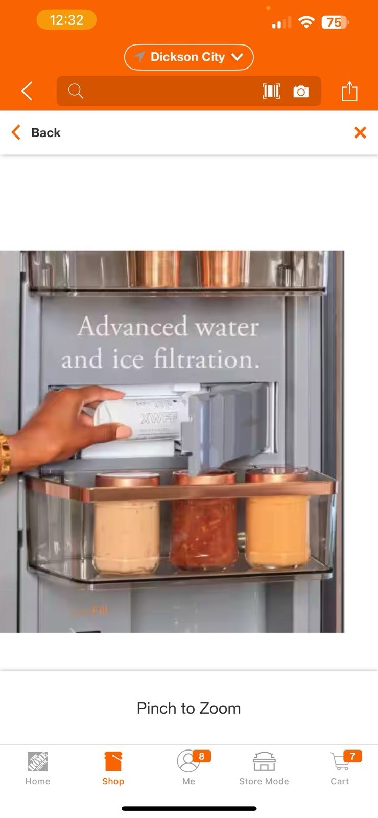 Cafe 36 Inch Redfrigerator