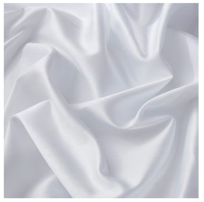 White w/Grommet Window Curtains 2PC Drapes Modern Tall Panel 55″ wide x120″ long