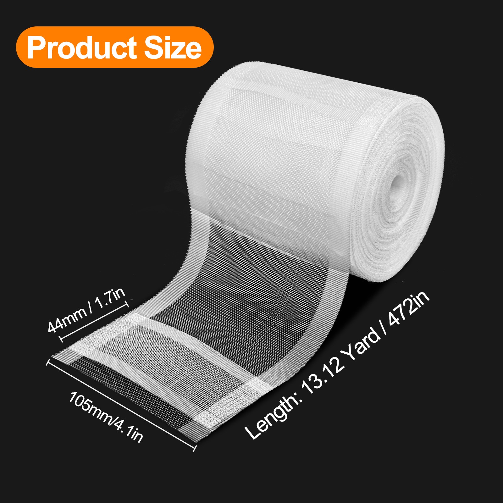 13.12 Yard White Curtain Pleat Tape Nylon Drapery Header Tape DIY Curtain Sewing