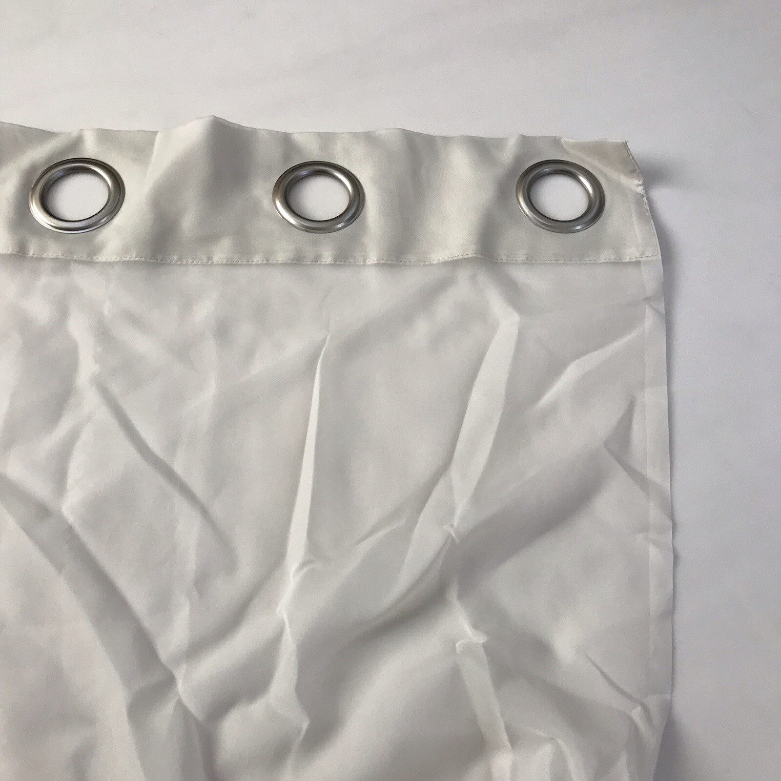 2 Cream Sheer Panel Martha Stewart Curtain Drapes Window Grommet 49×83” Eyelet