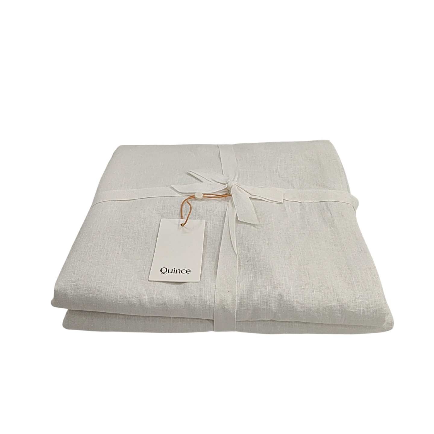 Quince European Linen Room Darkening Curtain White N/S