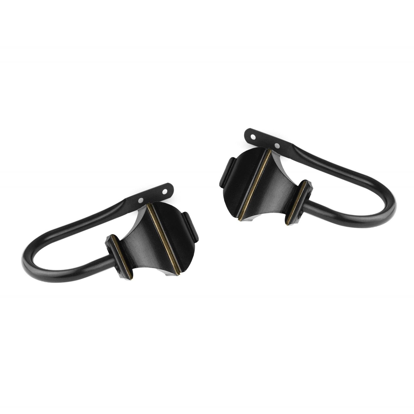 InStyleDesign Eugene Curtain Holdback Pair – n/a Black