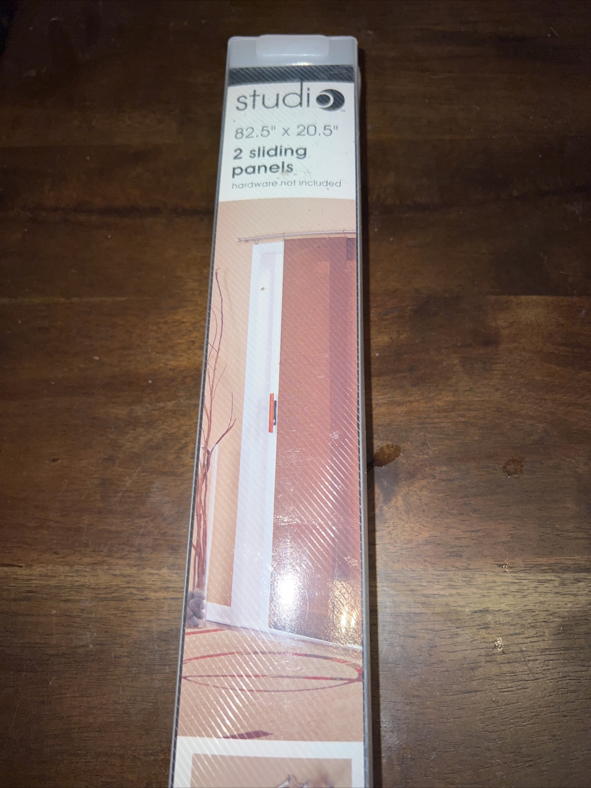 JC PENNEY STUDIO 2 SLIDING WINDOW PANELS 82.5″ X 20.5″ Tussah