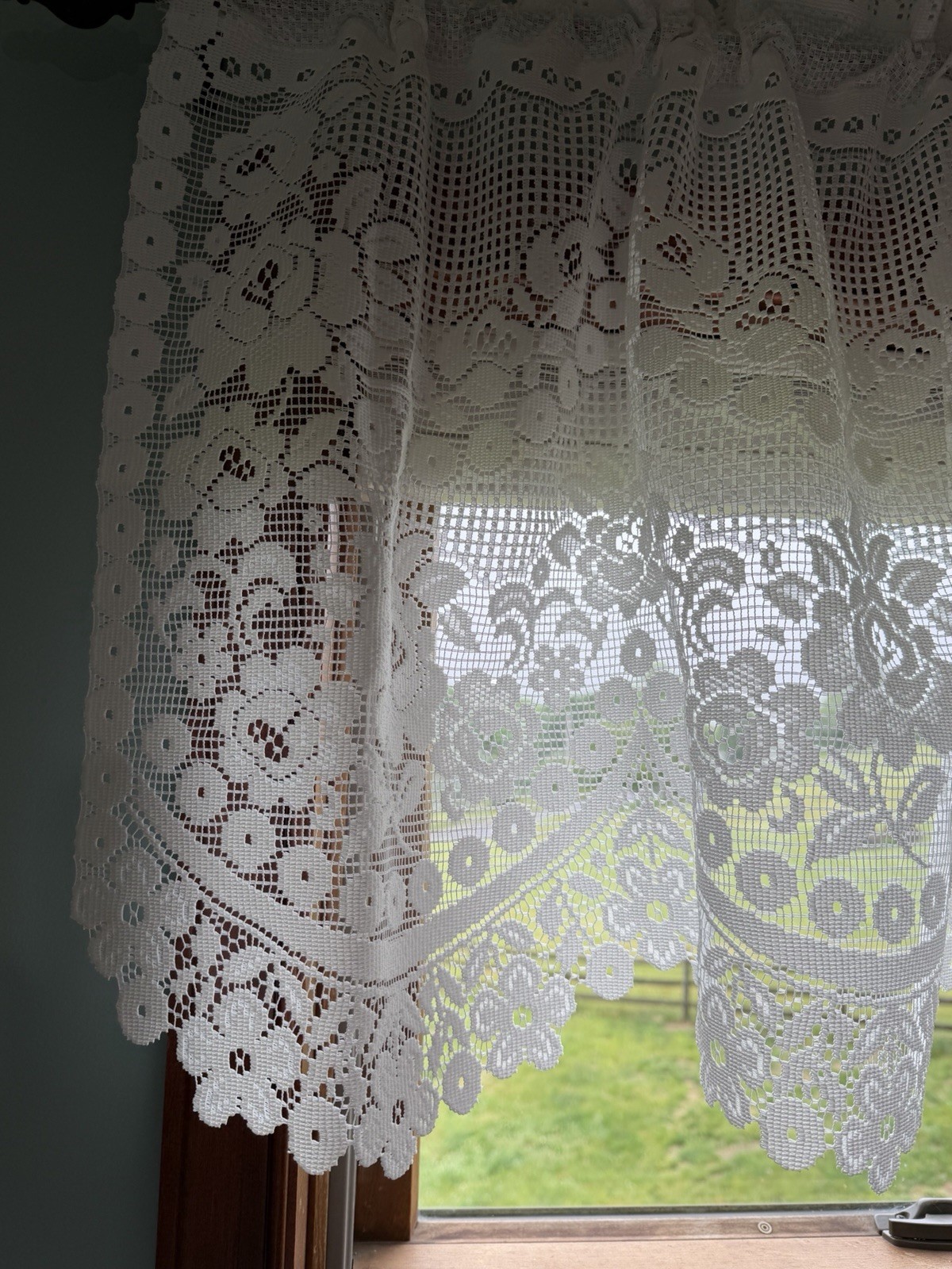 Heritage Lace Curtain- Off White 60 x 24” Tier American Beauty New In Package