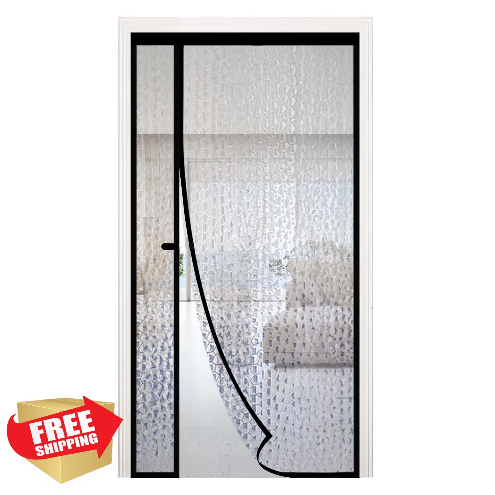 RELIANCER Insulated Door Curtain Fits 36″x80″
