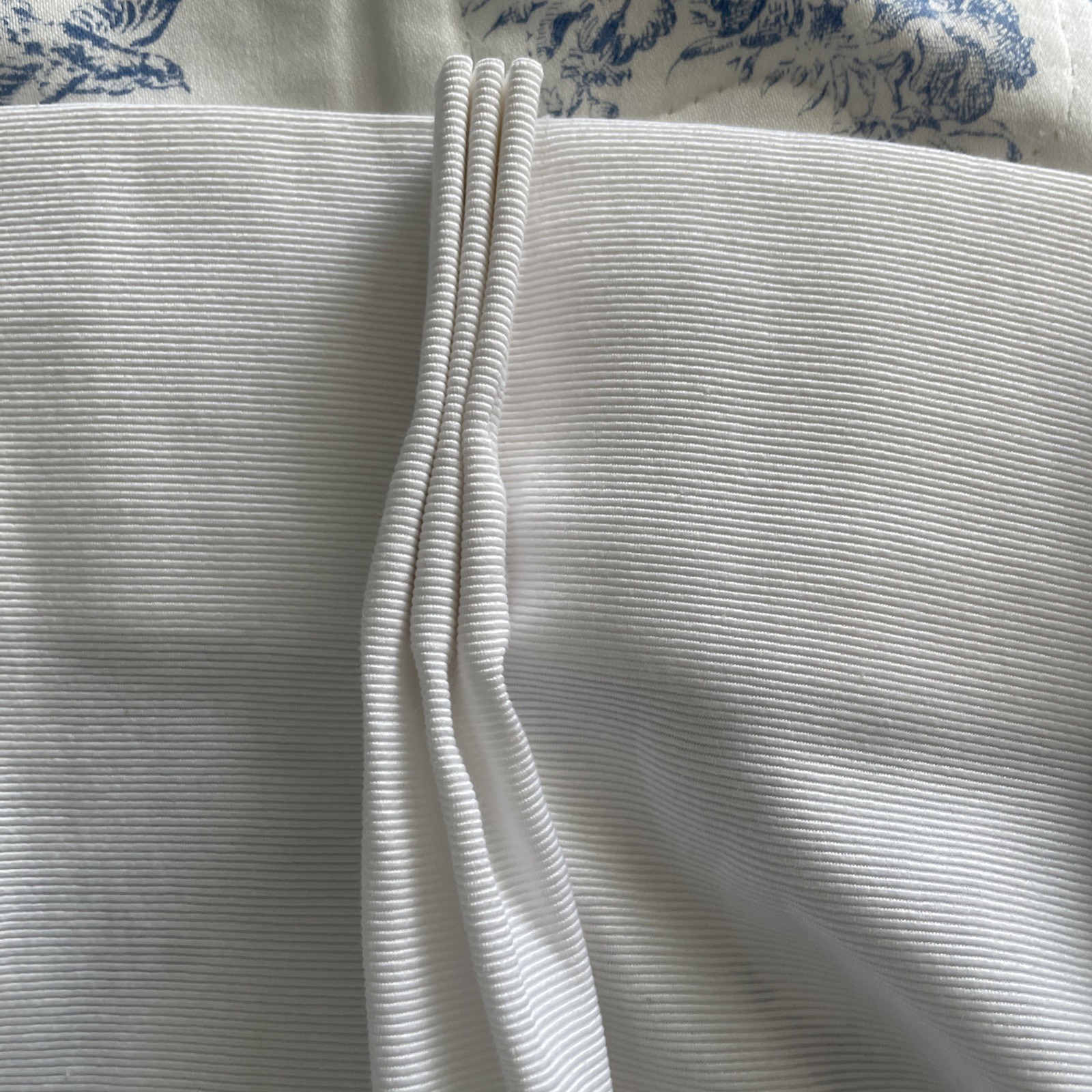 Custom White Pinch Pleat Linen Blend 3 Panels 35×83”, 1 Panel 44”x83 ( 4 Qty)