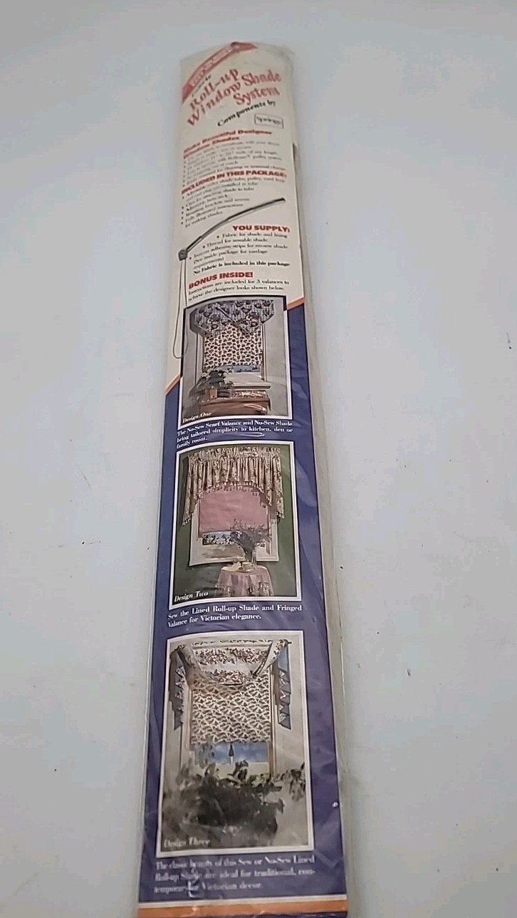 Fabric Roll-Up Window Shade System by Springs