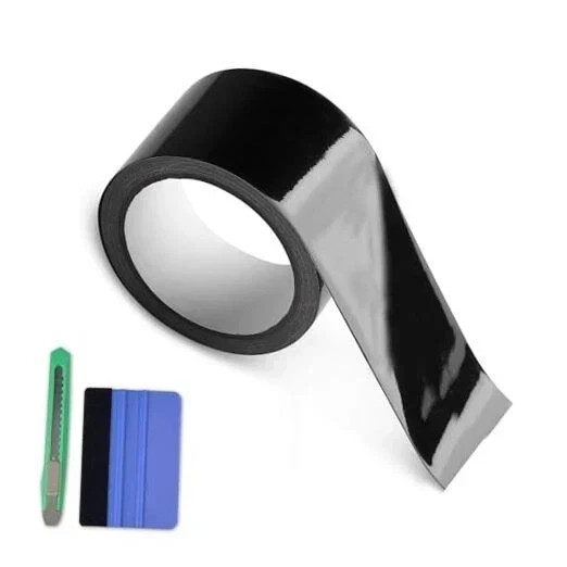 Vinyl Wrap, Cars Vinyl Film Tapes Kit for Blackout 2in x 30ft Gloss Black