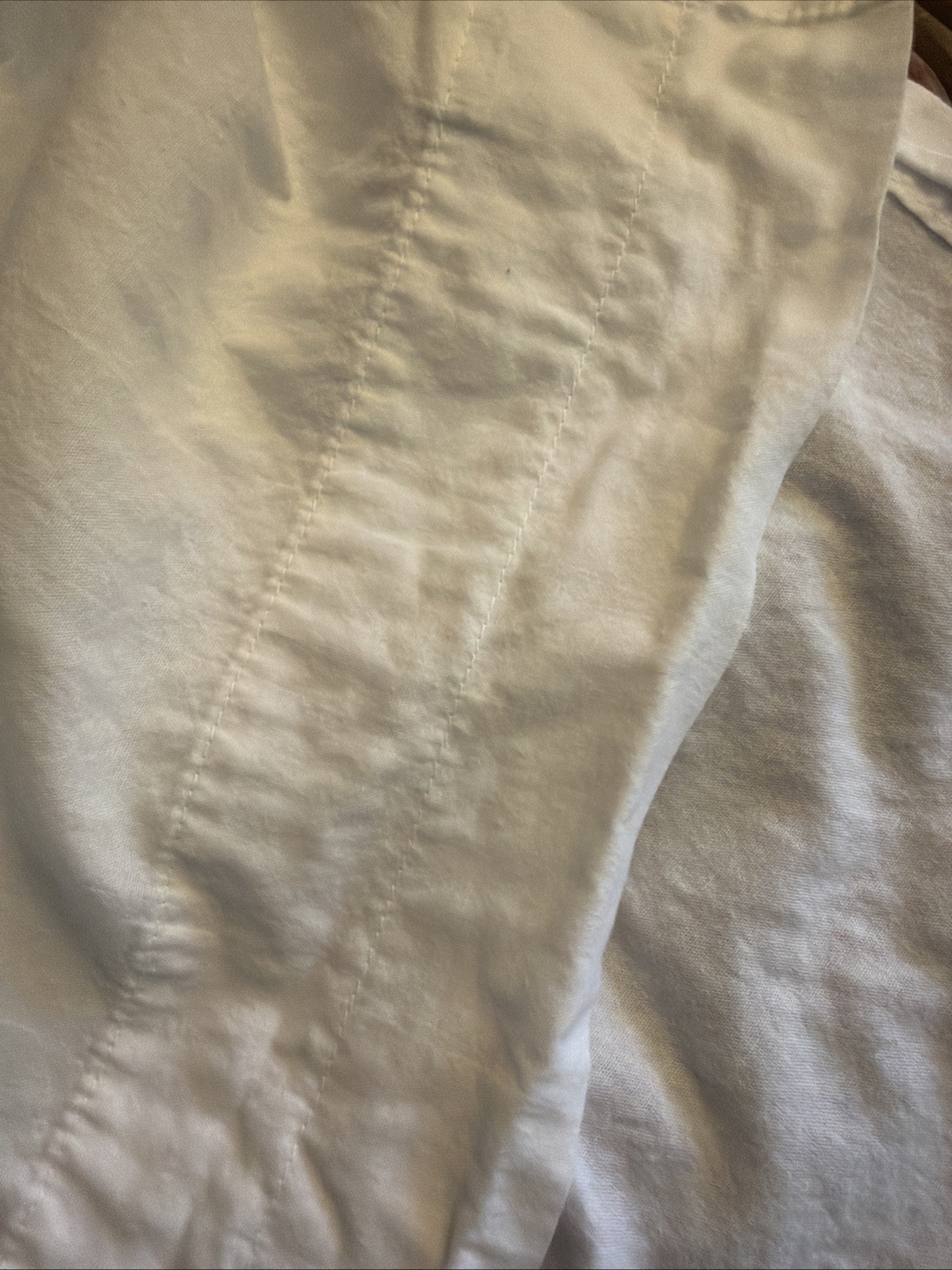 Vintage Waverly Cotton Eyelet Lace 2 Curtains Cottagecore 39 Wide x 75 Long