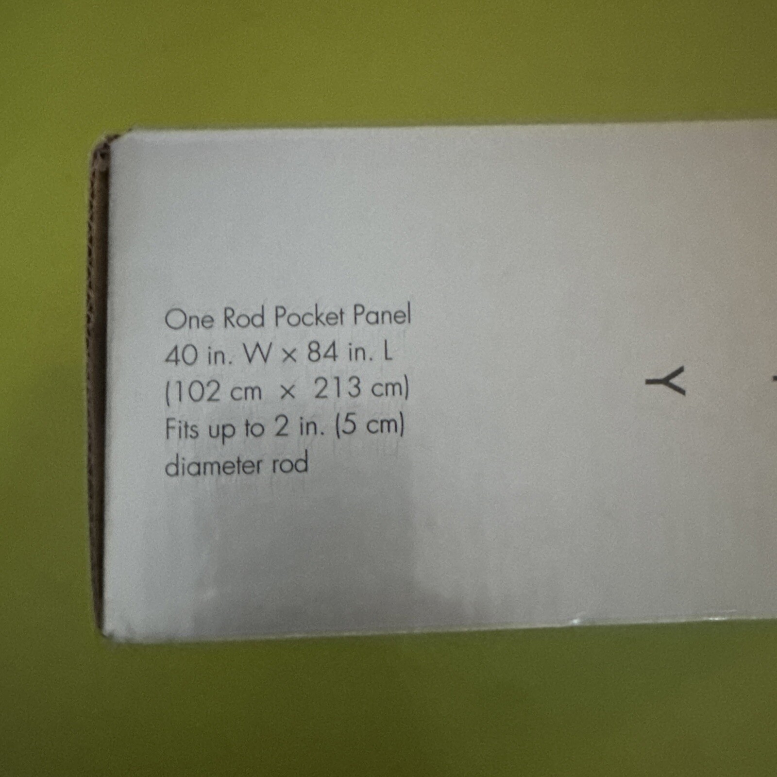 Clarity Adriana Jewelry For The Home clear One Rod Pocket 40 In X 84 In Girls