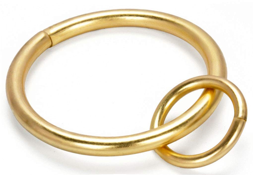 Loop Eyelet Curtain Ring for Drapery 2.0″ Ring for Panel Pin Hooks,1.7″ Inner…