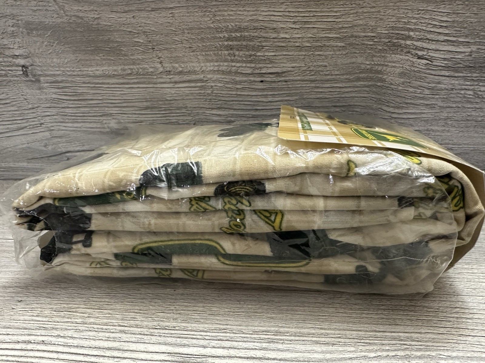 John Deere Tractor Logo Continental Curtain Springs Home USA 80×63” +60×10” Val