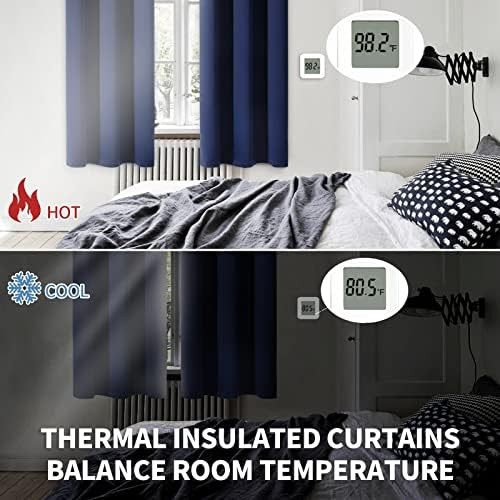 BGment Blackout Curtains for Living Room – Grommet Thermal Insulated Room Darken