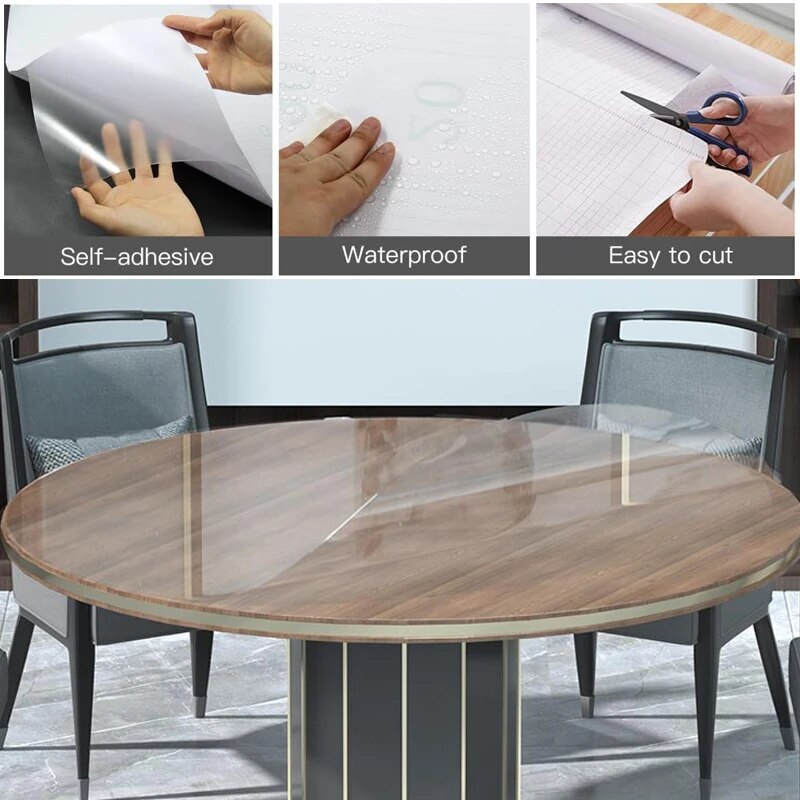 Matte Furniture Film Protective oil-proof Scratch Resistant DIY Adhesive Sticker