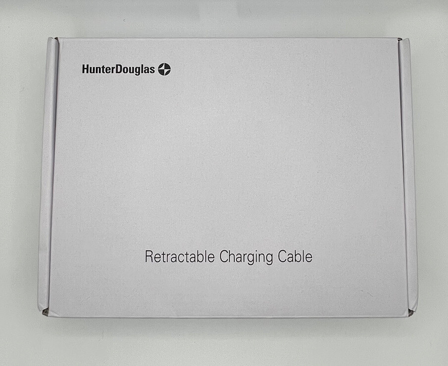 Hunter Douglas NEW 13FT Retractable Charger Cable Rechargeable Battery Powerview