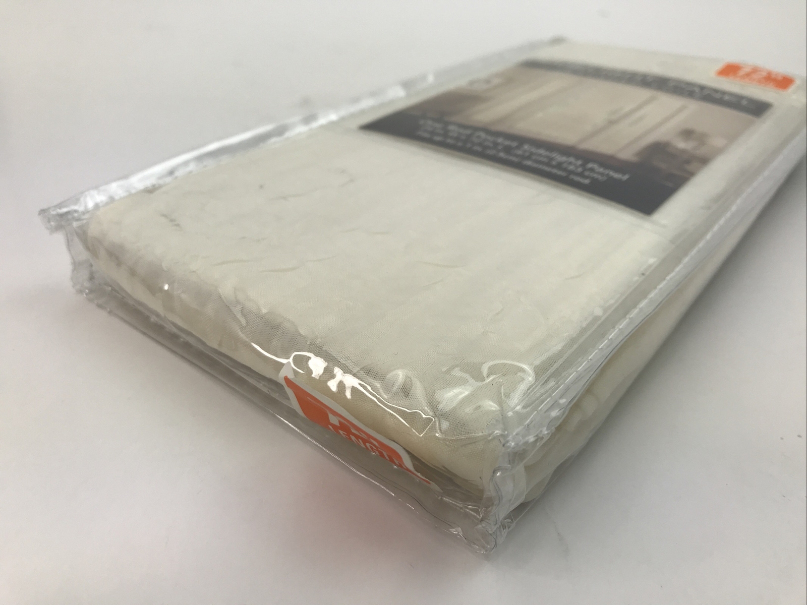 Ogee Sidelight Panel One Rod Pocket Side Panel Ivory 24in. W x 72 in. L New