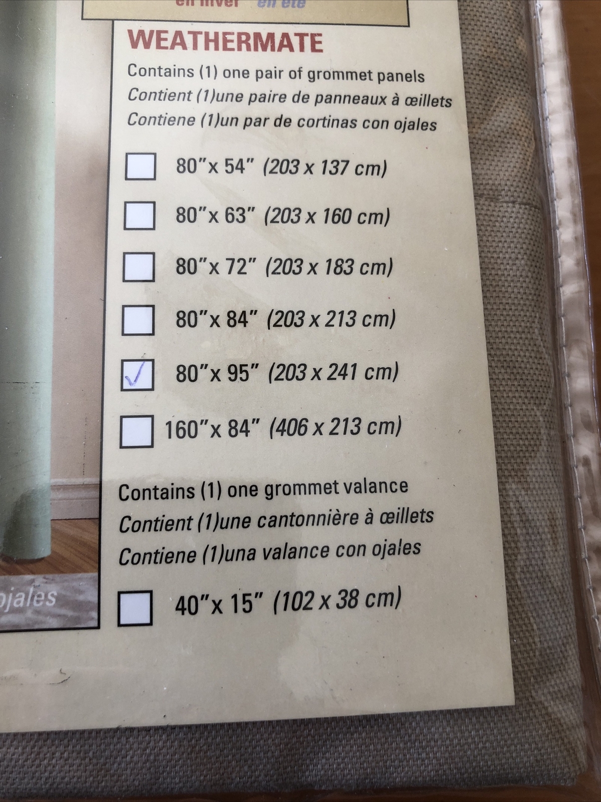 Thermalogic Insulated Beige Curtains – 80” X 95”, NEW