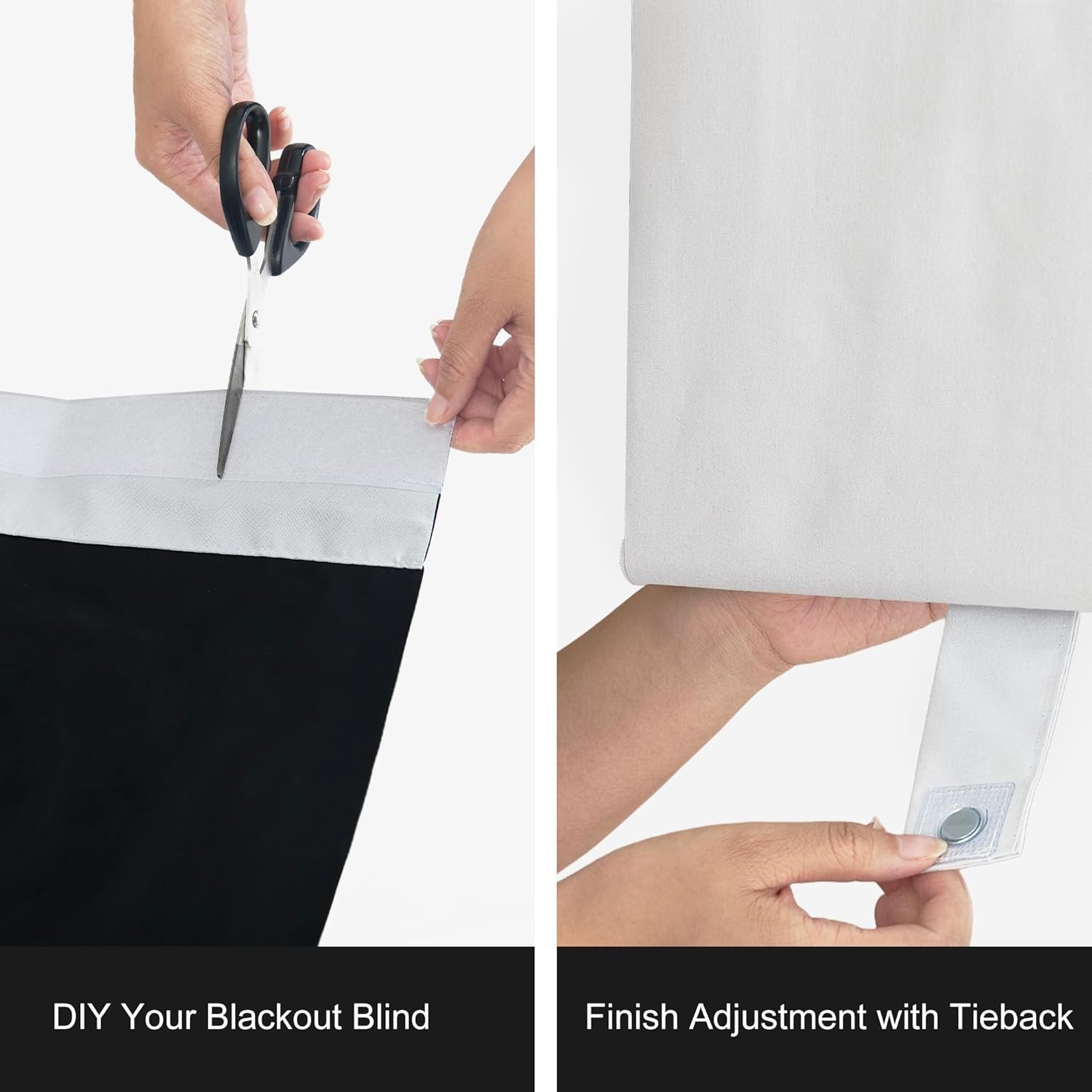 100% Blackout Cordless Roller Door Blinds, 30×72 inch – Easy Installation Shade