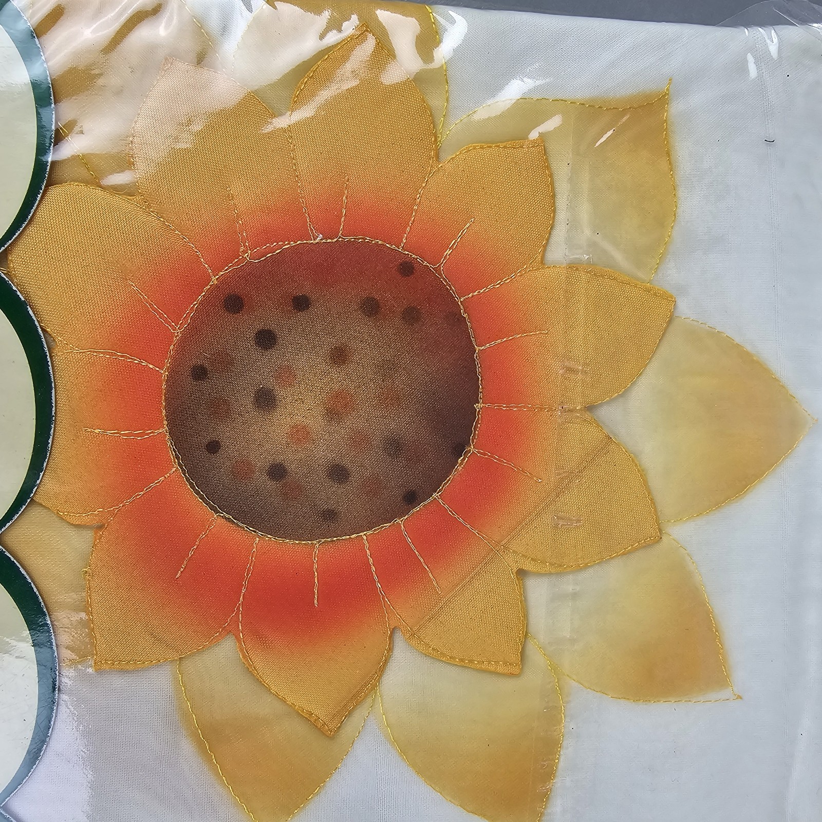 Sunflower Curtain 100% Polyester Yellow Floral 60″×84″ + 28″