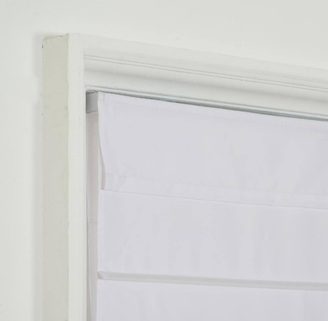 29×64 Roman Shade White.