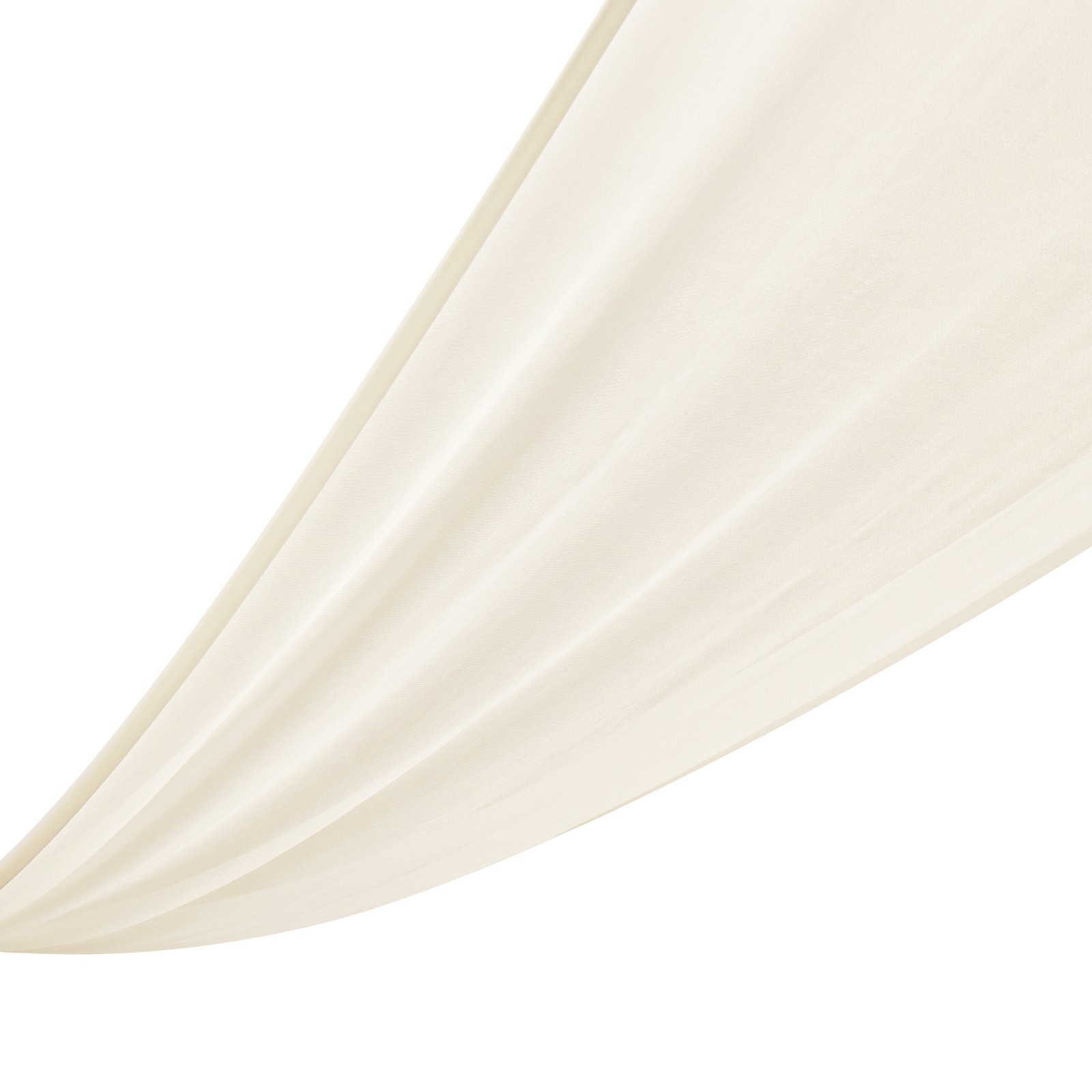 6pcs Beige Ceiling Drapes Professional Sheer Ceiling Curtain Party Decor 5×20 ft
