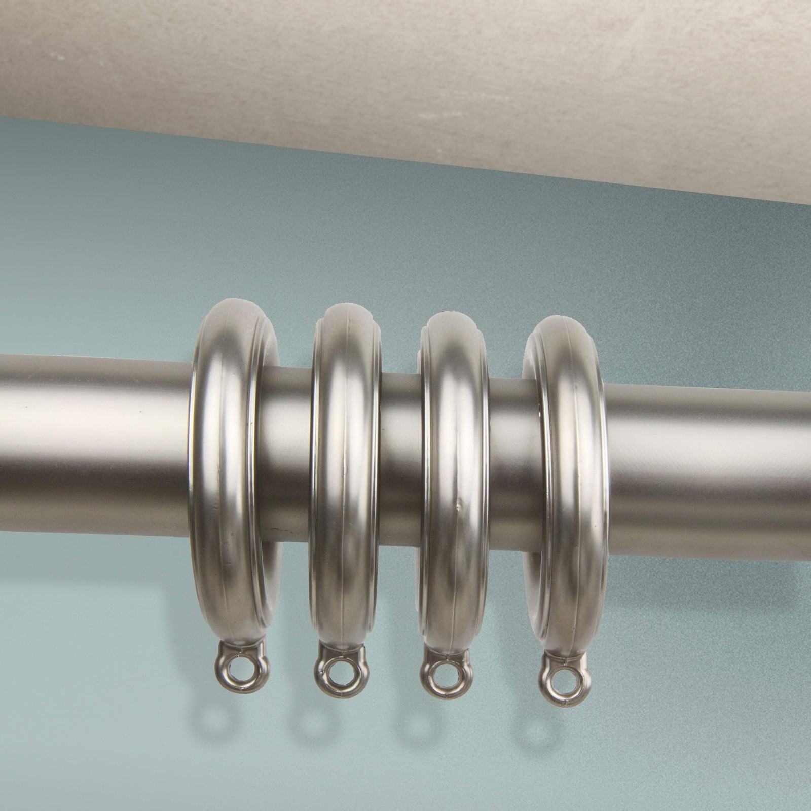 Decorative 1.75 inch Eyelet Rings – Satin Nickel